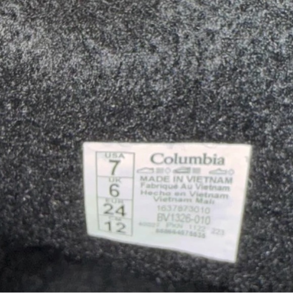 Columbia Little Kids' Powderbug Plus II Snow boots size 7c - Picture 9 of 9